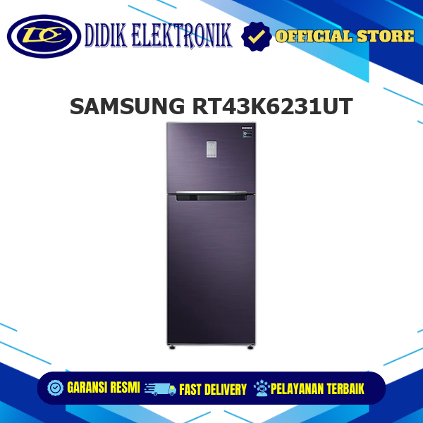 SAMSUNG RT43K6231UT KULKAS 2 PINTU 440L Twin Cooling Plus RT43K6231UT RT43K62 RT43K623