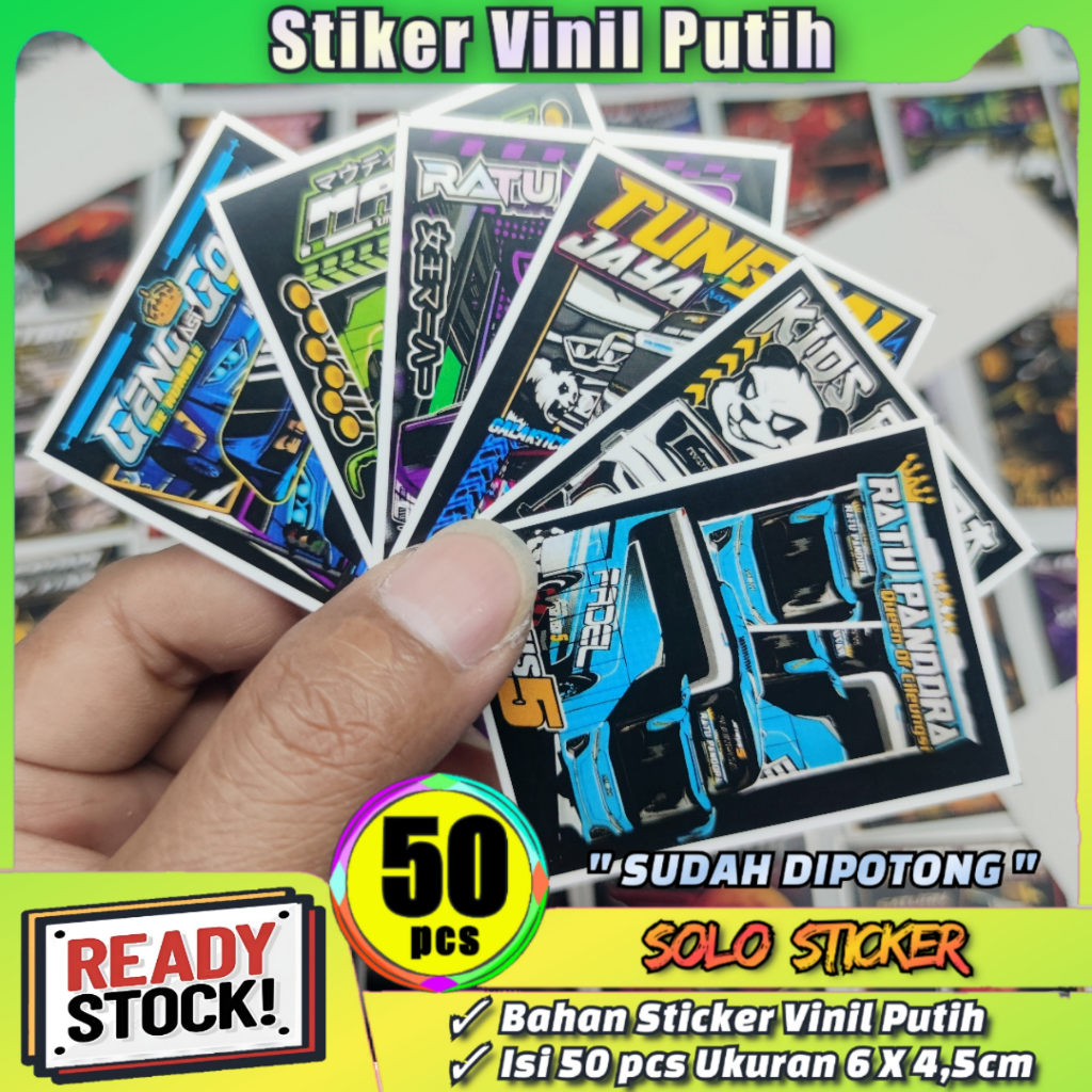 

Stiker Bus Basuri Isi 50pc SUDAH DIPOTONG Bahan Vinyl Putih Anti Air