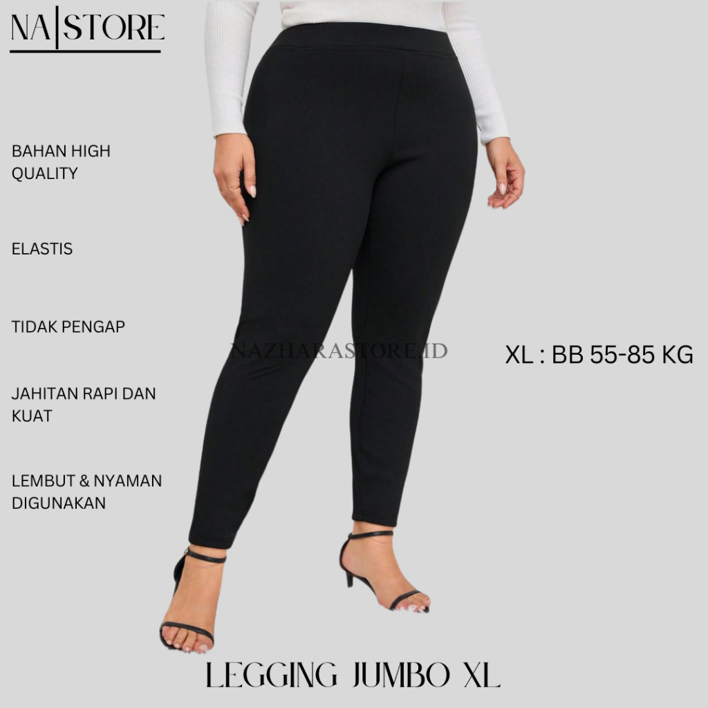 LEGGING/LEGGING JUMBO/LEGGING WANITA JUMBO/SPANDEK/LEGING bb 55-90KG (COD)