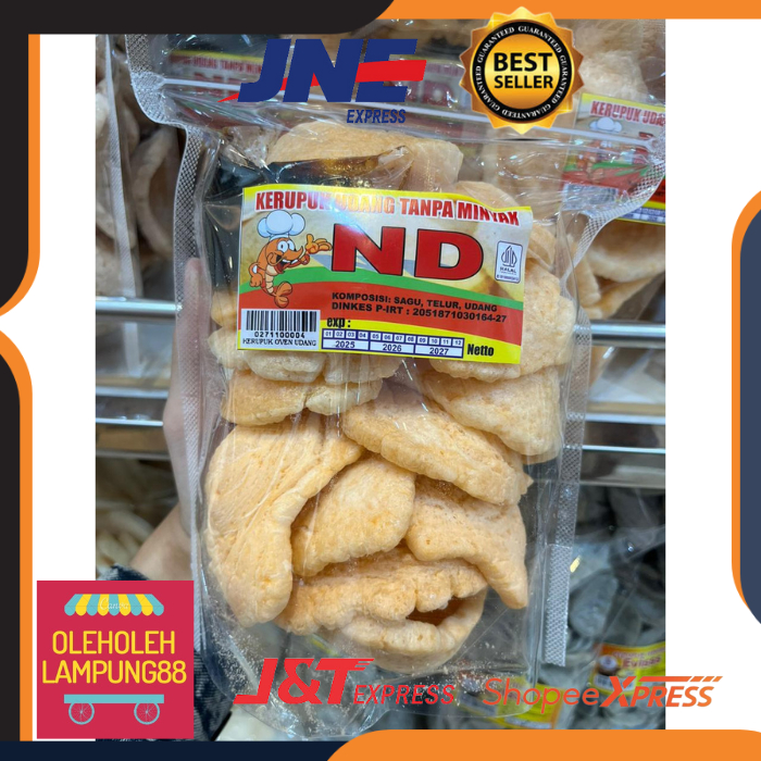 

ND Kerupuk Udang Oven Kemasan 135Gr Kerupuk Udang Tanpa Minyak OlehOleh Lampung Kerupuk Oven Lampung