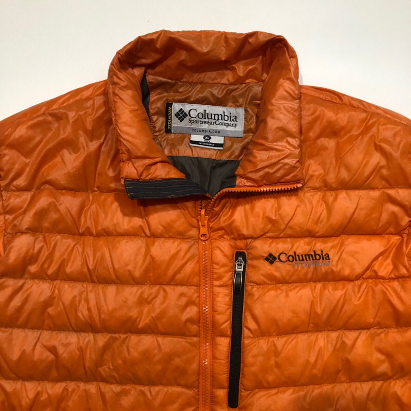 jket bulang columbia titanium second ori