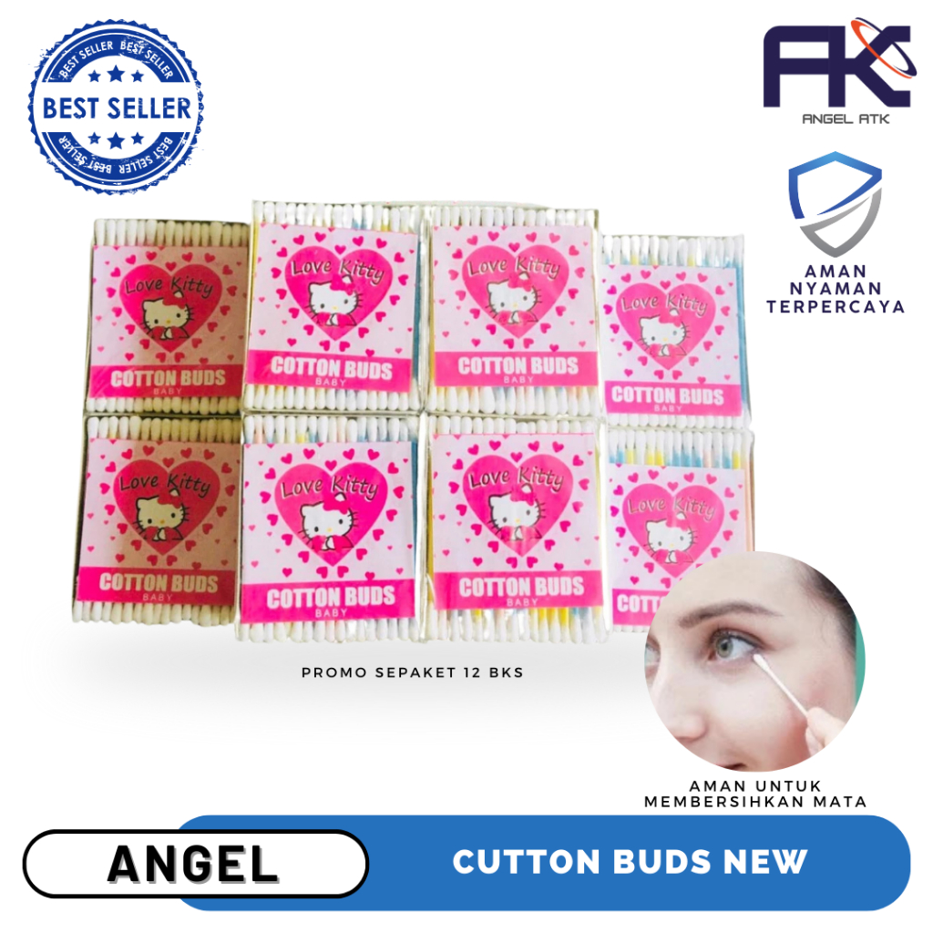 Best Seller Katembat / paket Isi 12 Bks / Korek Kuping Bayi / Kualitas Oke Harga Termurah / Katembat