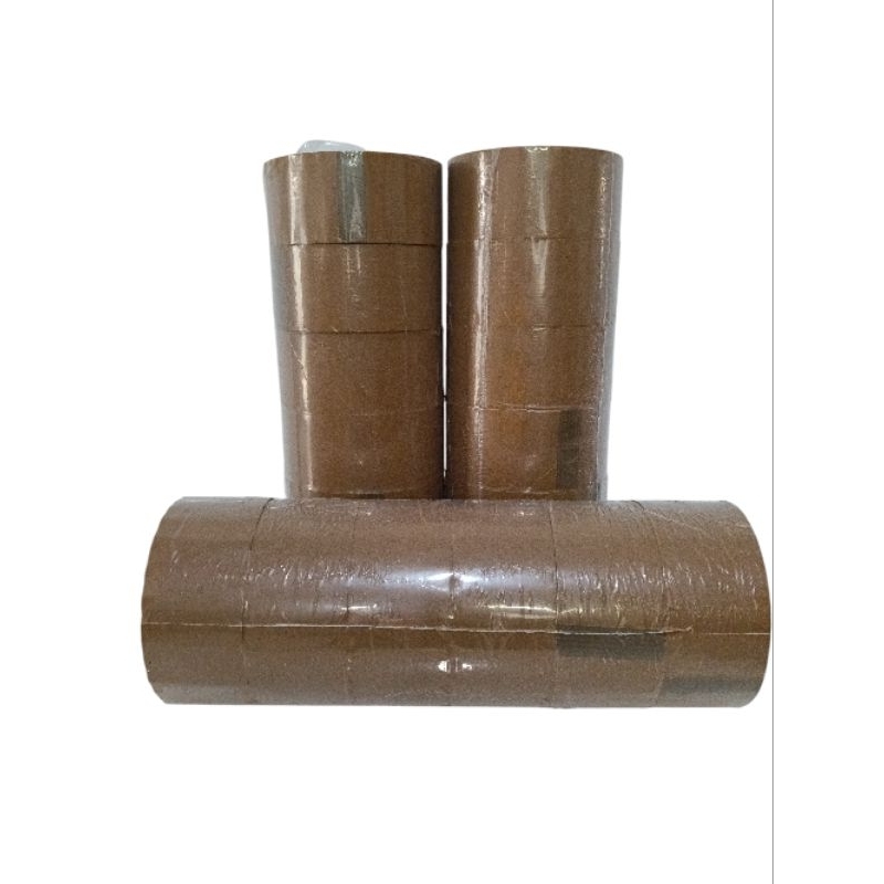 

Lakban solasi coklat nachi tape 1 Slop isi 6 pcs ukuran lebar 48mm/4.8 cm