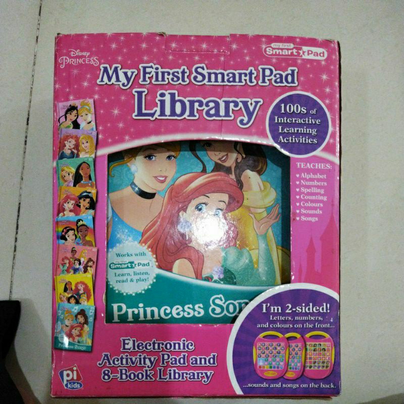 MY FIRST SMART PAD LIBRARY activities on both sides