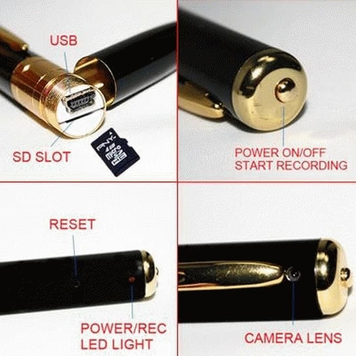 CCTV PULPEN MINI SPY CAM KAMERA TERSEMBUNYI KECIL PENGINTAI TANPA KABEL HIDDEN CAMERA PORTABLE SUPER
