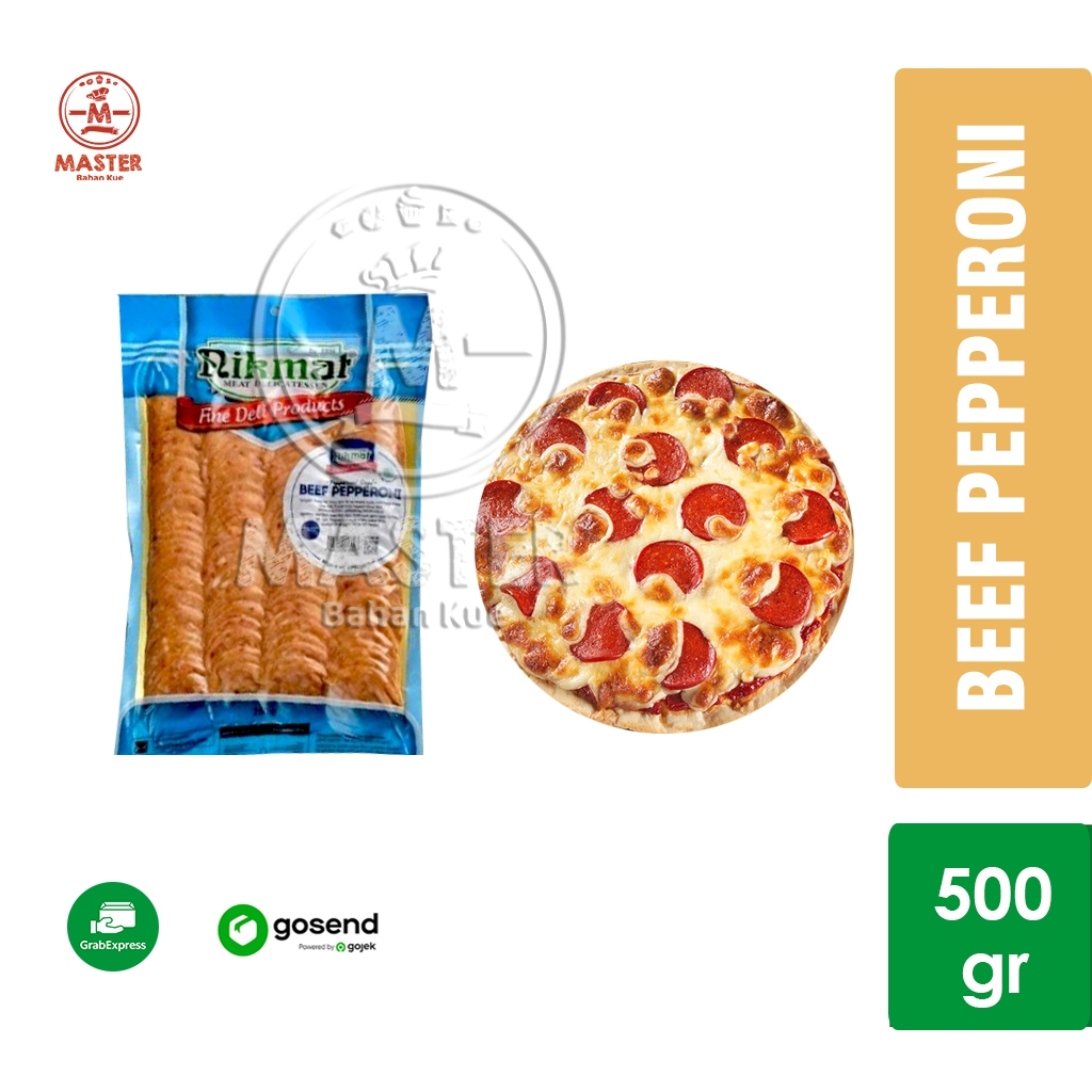 

Sosis Pepperoni Beef Slice Nikmat Sosis Bulat untuk Pizza 500gr [KHUSUS INSTANT]