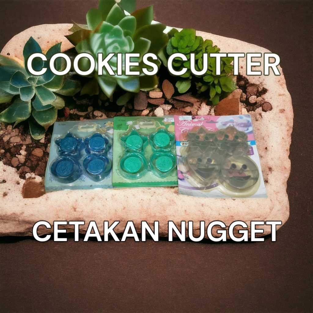 

[4Pcs] Cookies Cutter Cuttee Donat Alat Pemotong Kue Kering Cetakan Nugget Bento