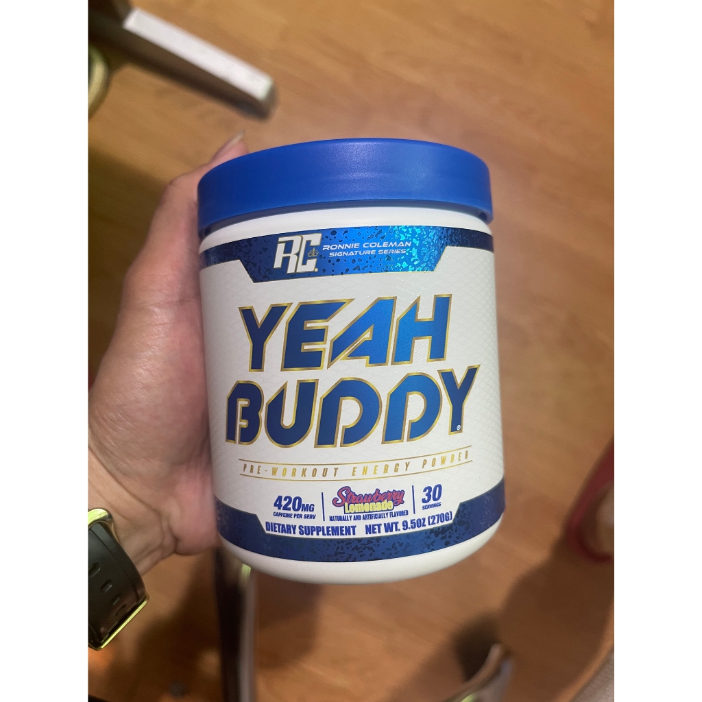 RC YEAH BUDDY PRE WORKOUT 30 SERVINGS 30SERV NEW FORMULA RONNIE COLEMAN PWO