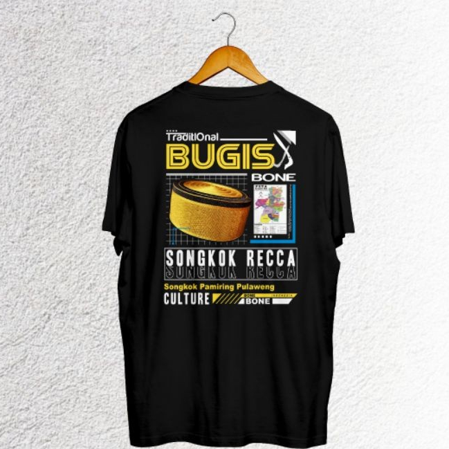 T-Shirt Kaos Culture Songkok Recca | Kaos Bugis | Kaos Songkok Recca | Kaos Bone