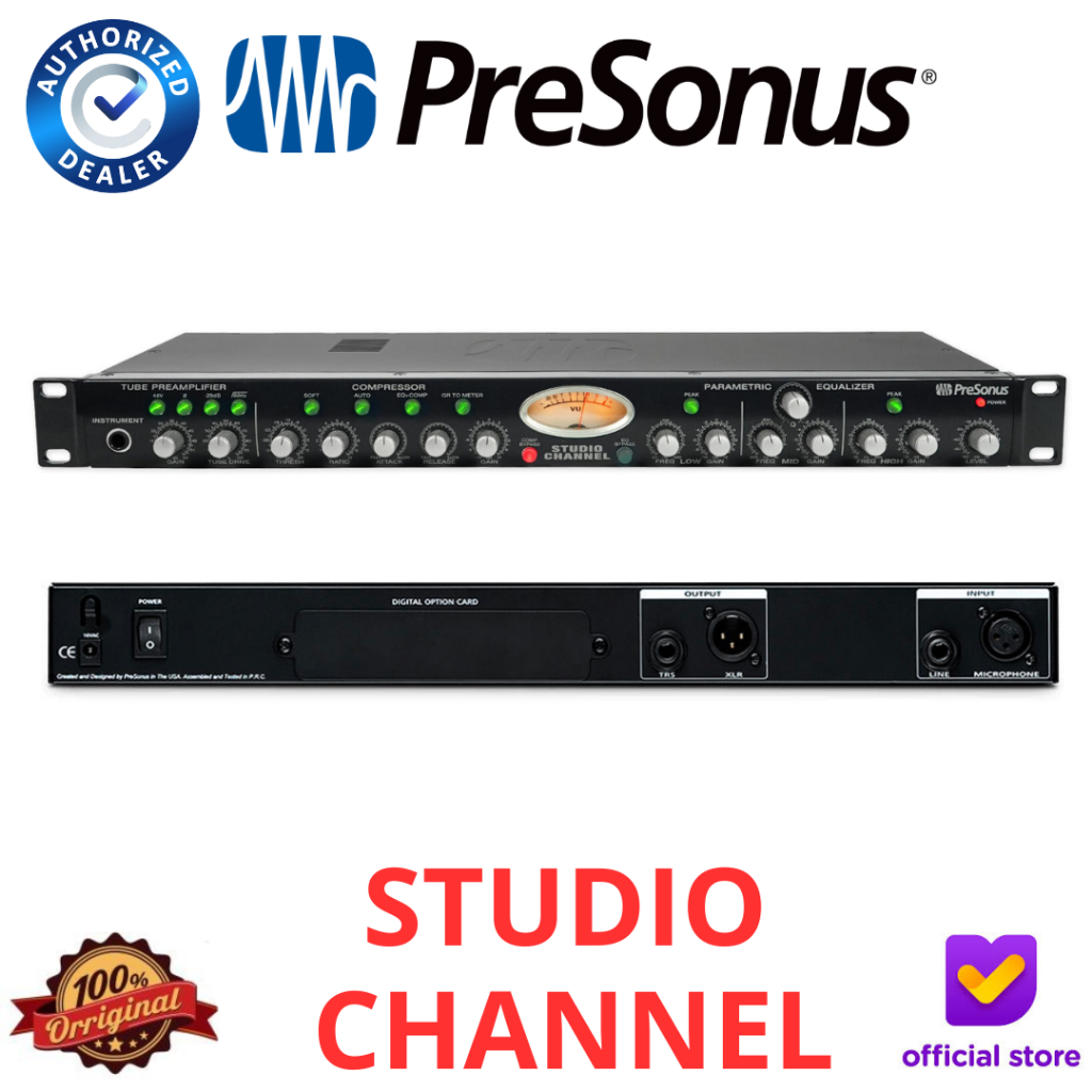 Presonus Studio Channel 2-Channel Preamp Microphone Original