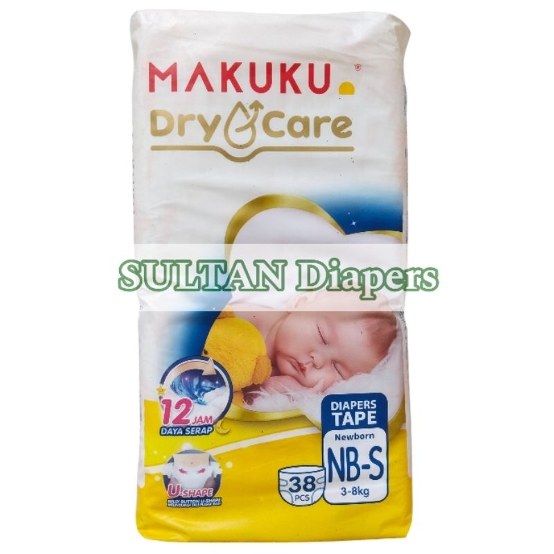 MAKUKU DRYCARE PANTS PAMPERS ANAK SUPER LEMBUT SOFT UKURAN NBS38/M30/L28/XL24 CELANA