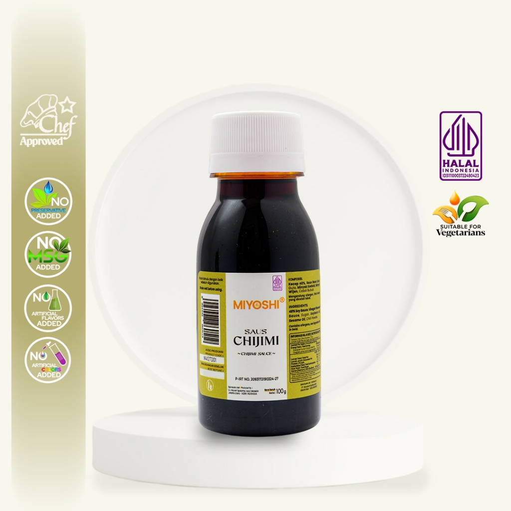 

Miyoshi Saus Chijimi Sauce 100g - Tanpa penguat rasa tambahan - Saos Cocolan / Dipping Sauce / Halal - Bumbu Instan