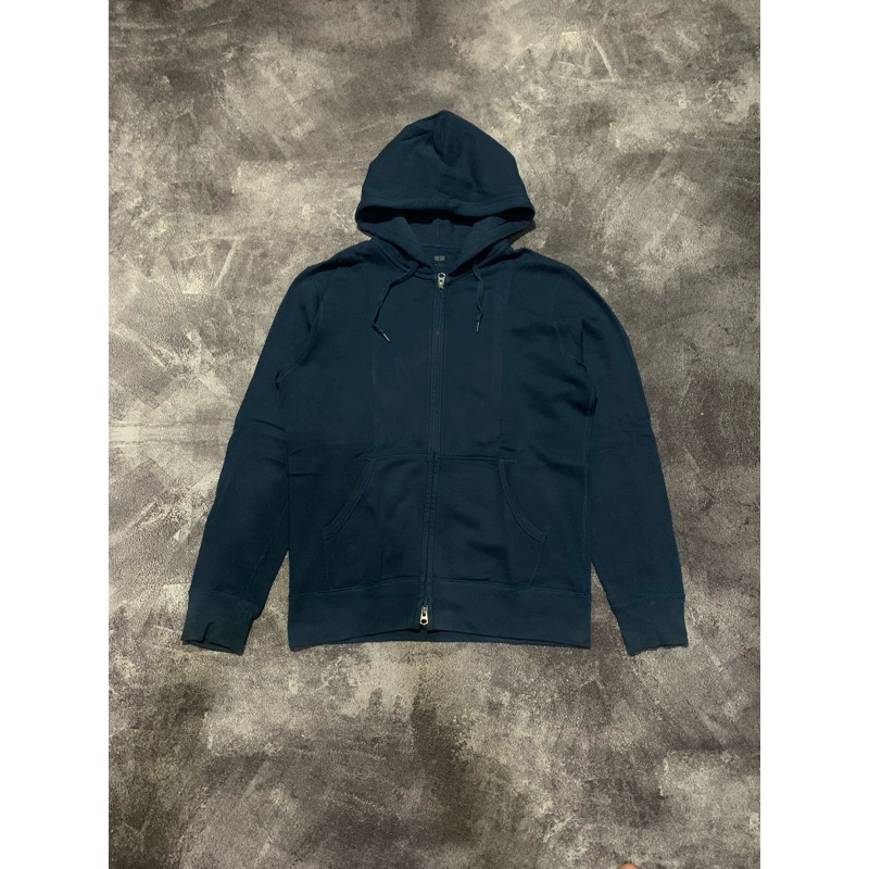 Hoodie zipper Uniqlo second