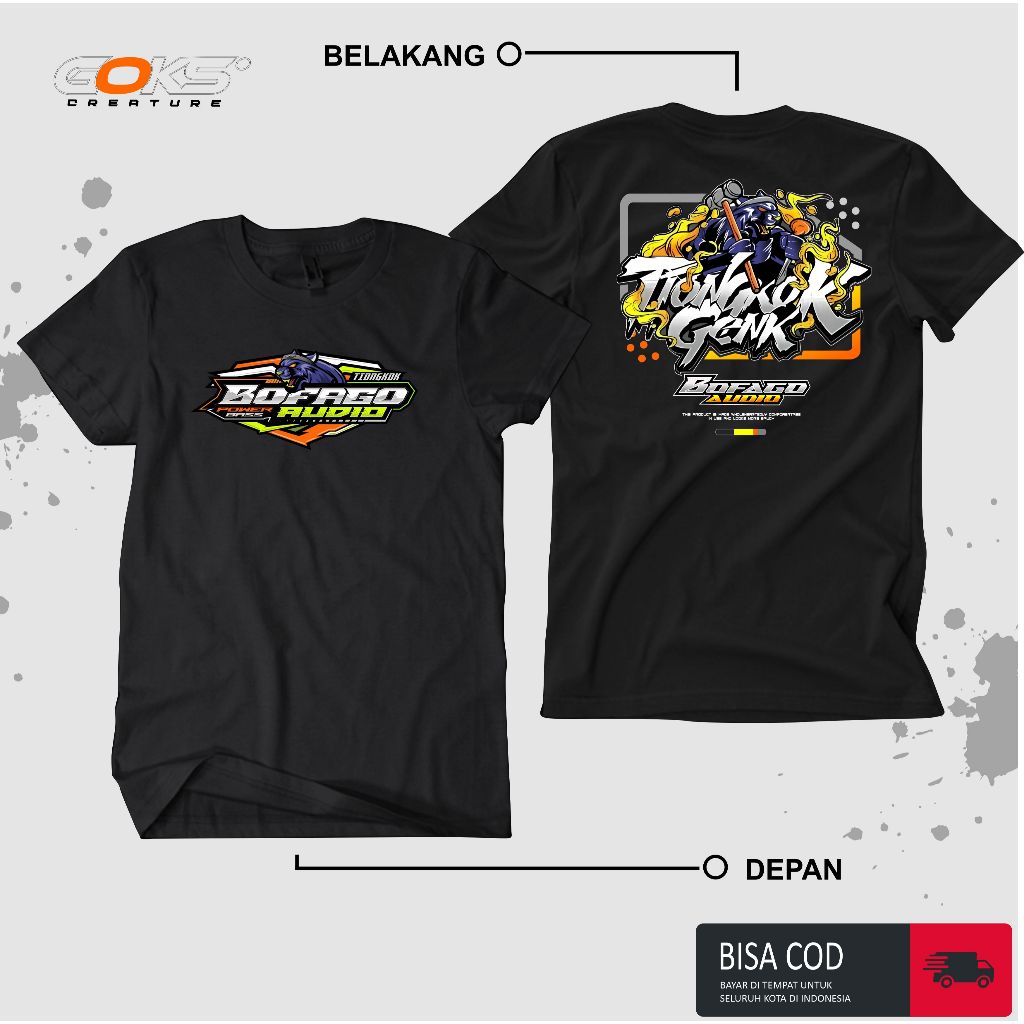 KAOS SOUND BOFAGO tionkok genk - kaos bofago audio pria wanita