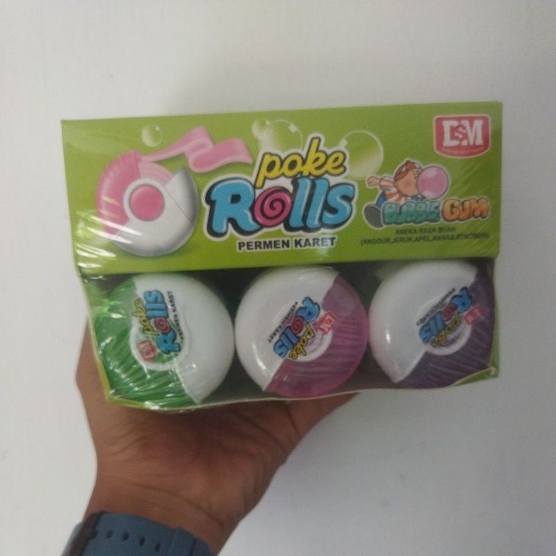 

Poke roll bubble gum isi 30