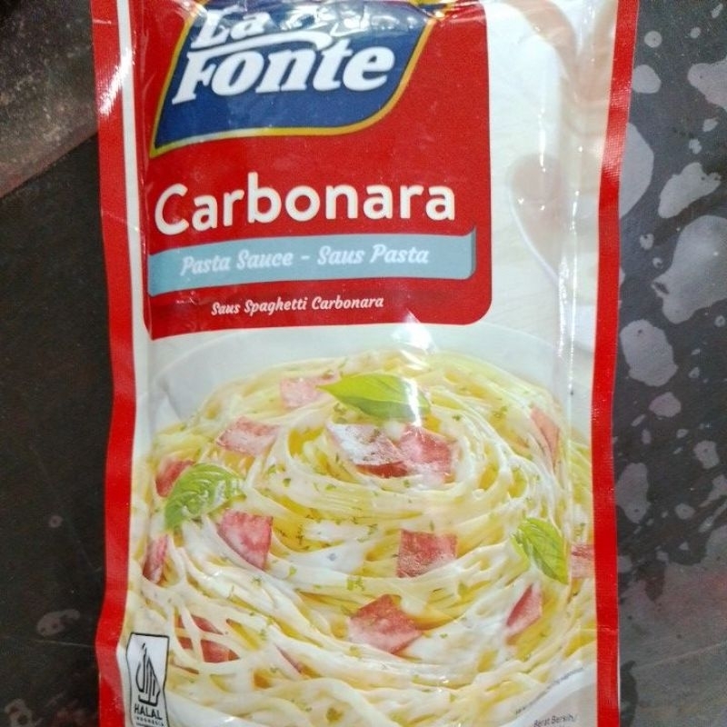 

saos La Fonte spaghetti Carbonara 315gr