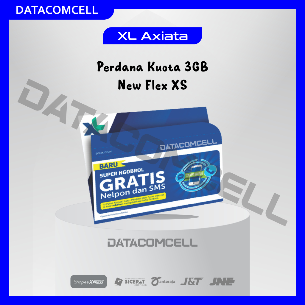 KARTU PERDANA KUOTA XL 3GB COMBO FLEX XS NASIONAL