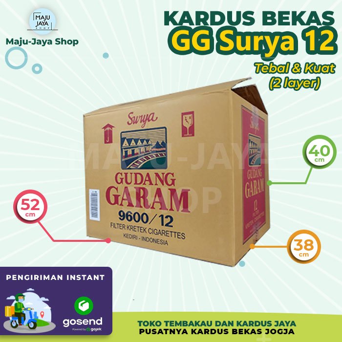 Kardus Bekas Gg.SURYA12 (52x38x40)  - Cocok Untuk Packing atau Pindahan - Pusat Kardus Packing Jogja