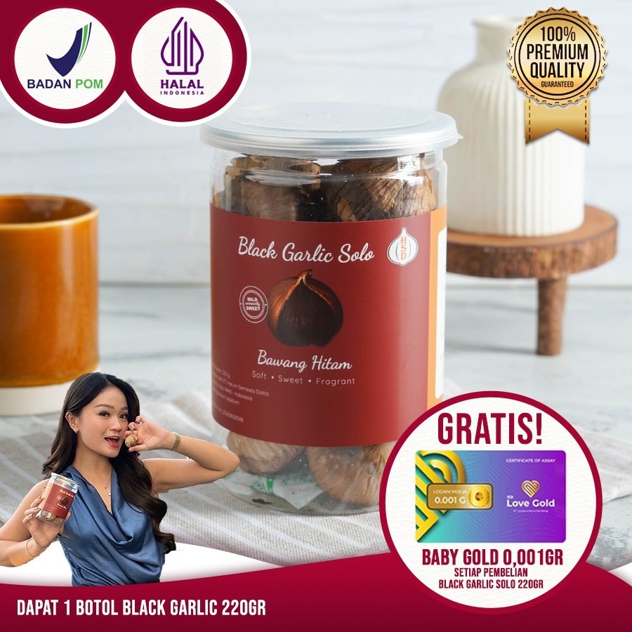 

Bawang Hitam HSD 220 GR - Superfood Premium untuk Kesehatan & Imunitas