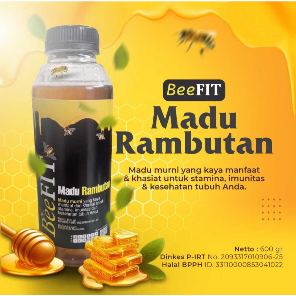 

Madu Rambutan ASLI 100% Murni Nektar Rambutan Raw Honey