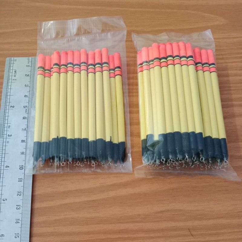 Pelampung/kumbul Pancing busa panjang 10cm(GROSIR)