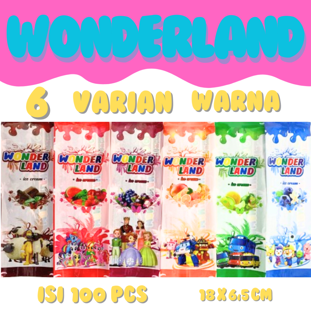 

Kemasan Es Loli Wonderland Bungkus Plastik Es Krim Bungkus Es Krim Wonderland