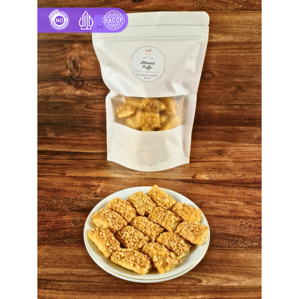 

Almond Puff Kue Kering MISOL netto 100 Gr Pouch