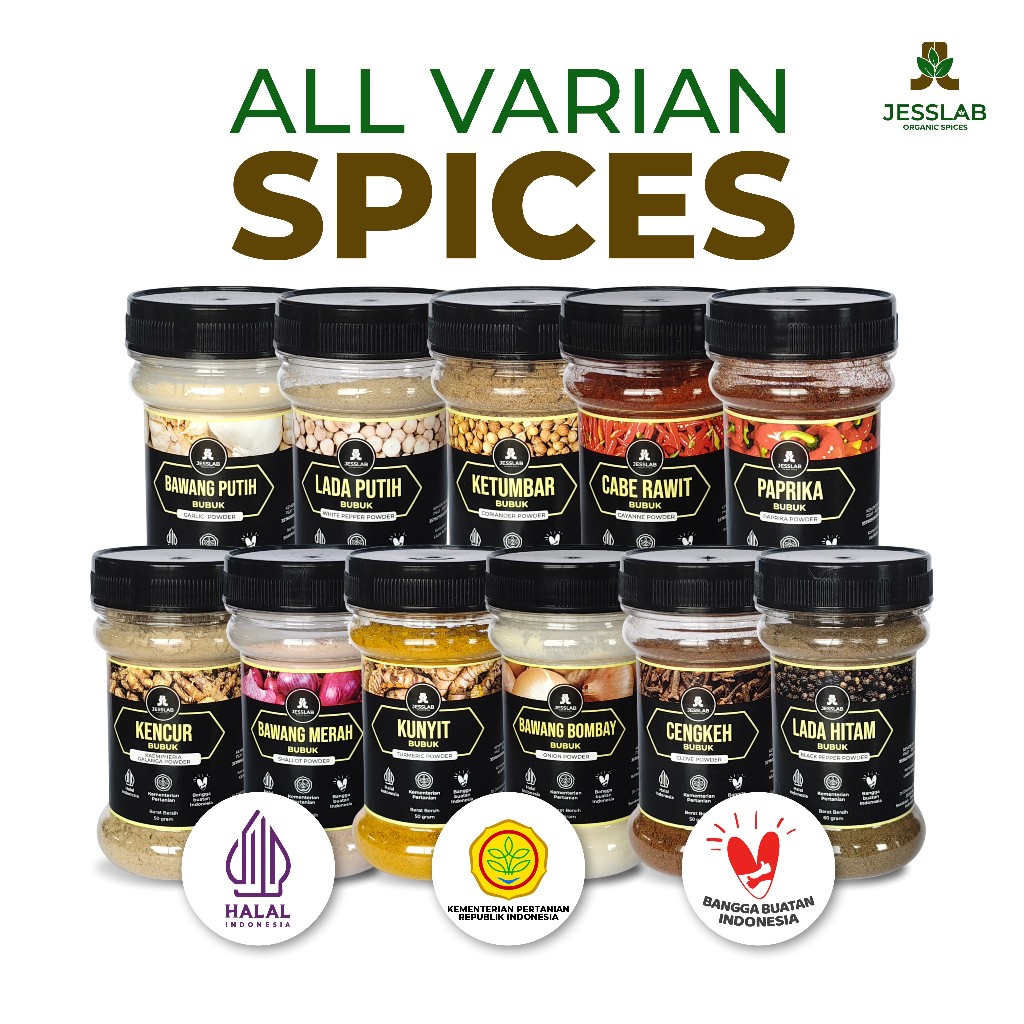 

Jesslab Spices - All Spices Dan Herbs Bumbu Masak Dapur Rempah Lengkap