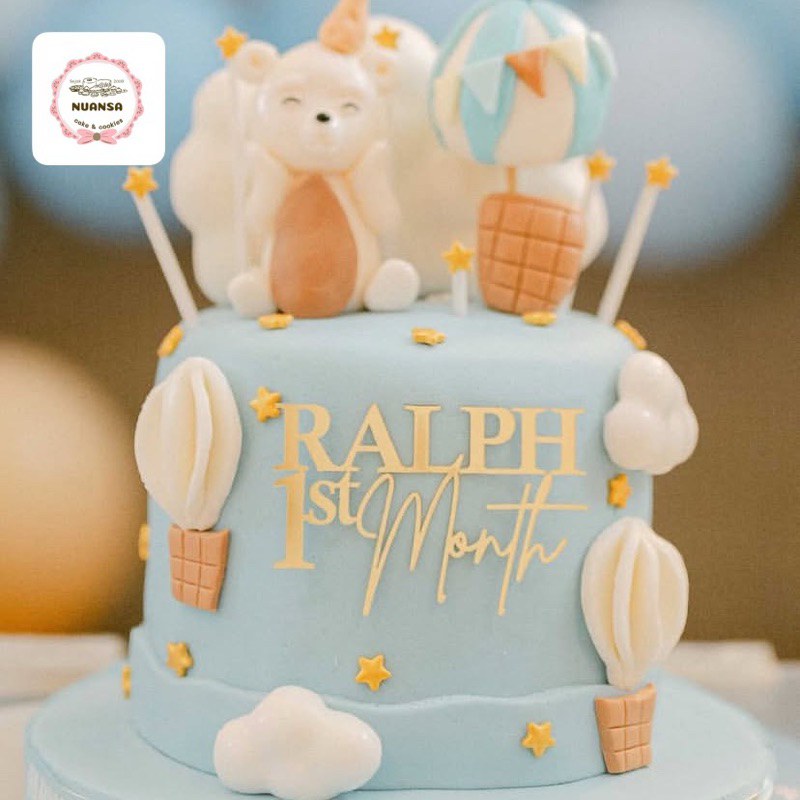 

custom birthday cake tema bear
