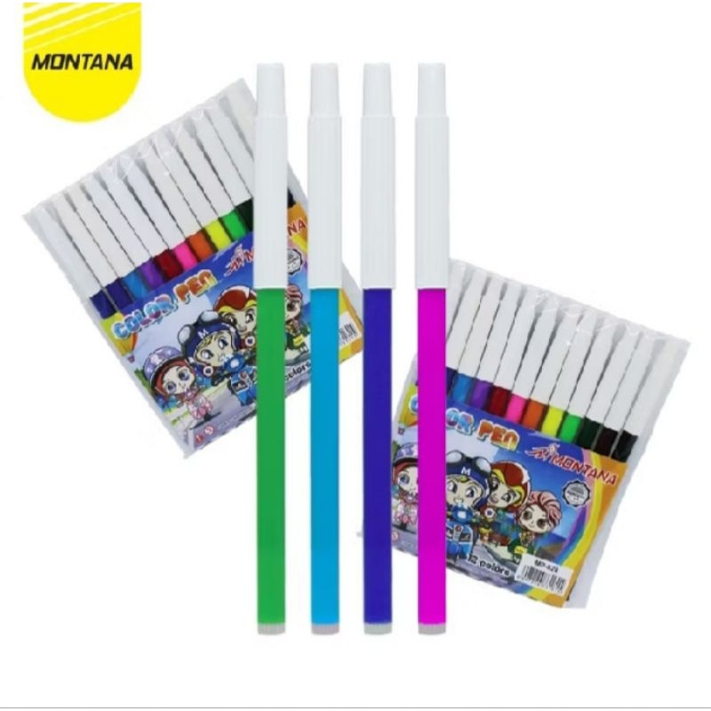 

Montana Spidol 12 Warna / Color Marker Montana MP-828
