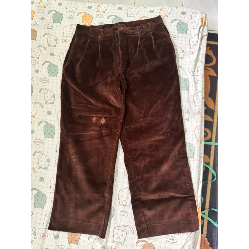 celana corduroy coklat