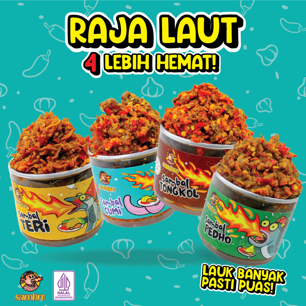 

Sambro - Paket Raja Laut Mini (4 x150g)