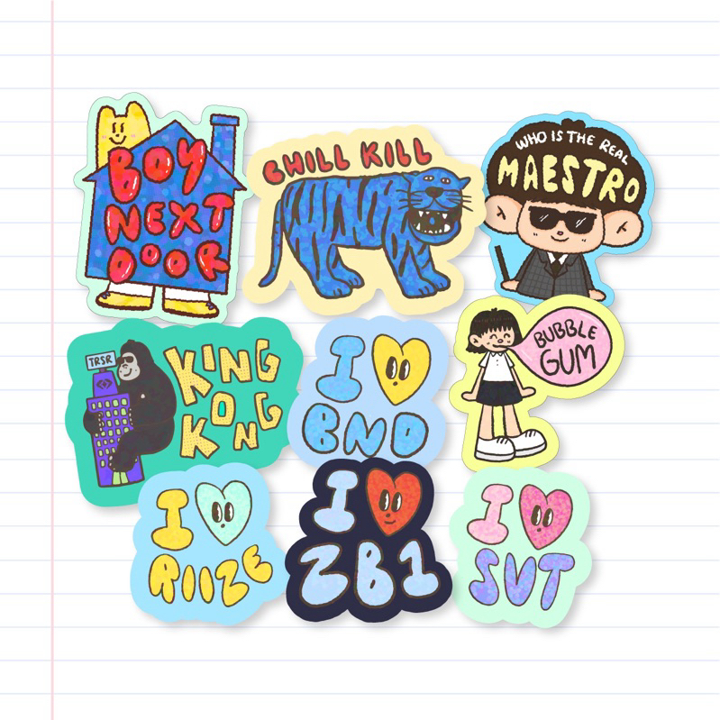 

Groll sale - K-Pop Die Cut Sticker