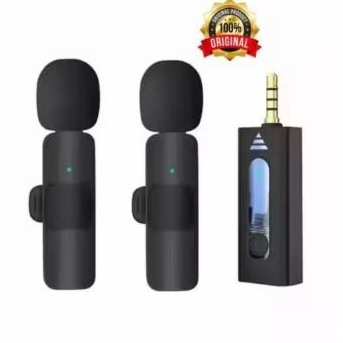 CLIP ON MICROPHONE K35 MIC CLIP WIRELESS USB / MIC YOUTUBER BLUETOOTH