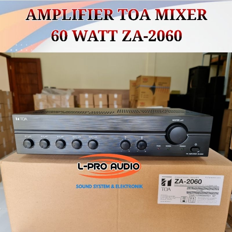 Amplifier mixer TOA ZA2060 ampli Toa 60 watt