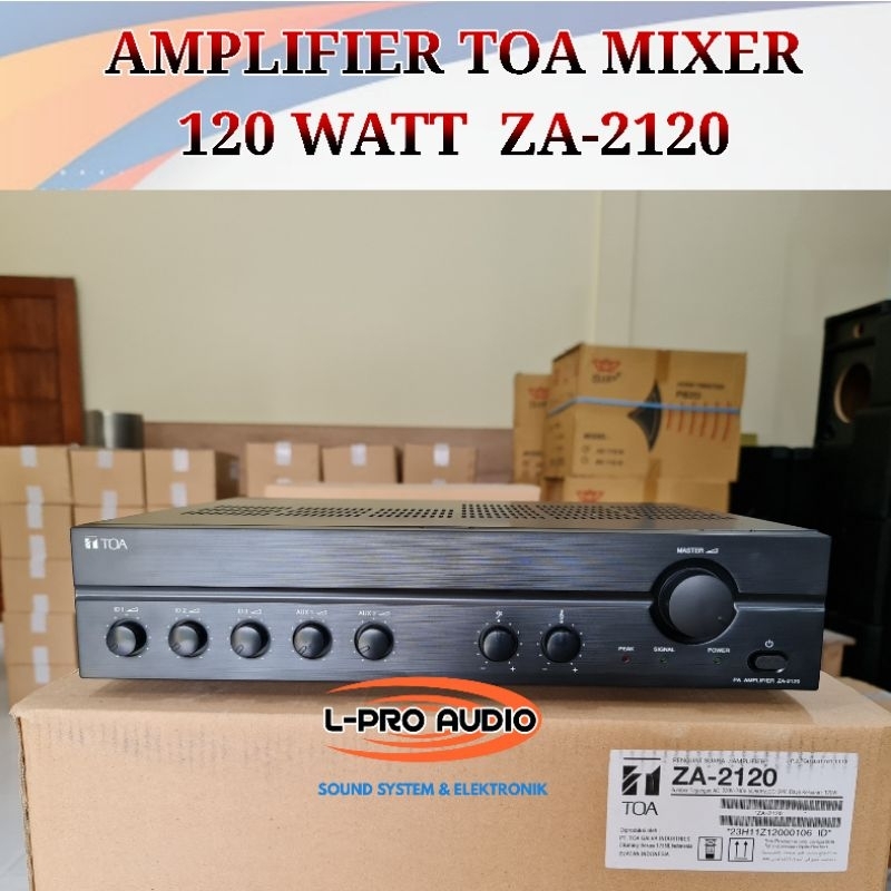 Amplifier mixer TOA ZA2120 ampli Toa 120 watt