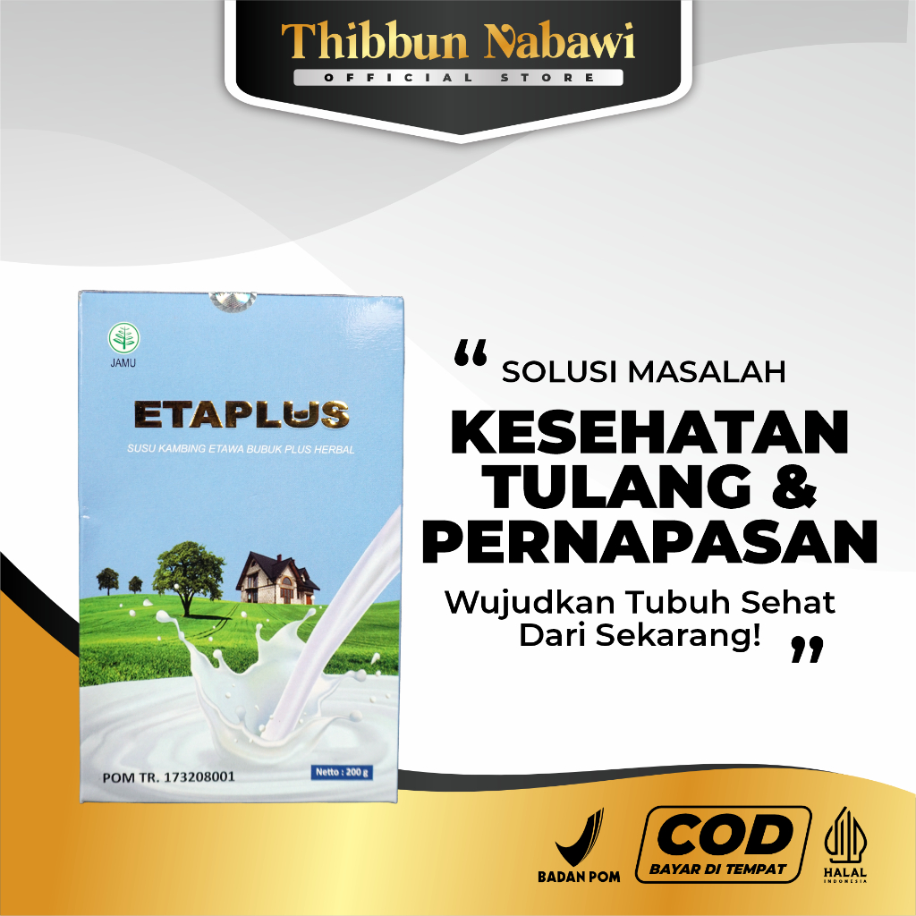 

Etaplus Susu Herbal Kambing Etawa Menjaga Daya Tahan Tubuh