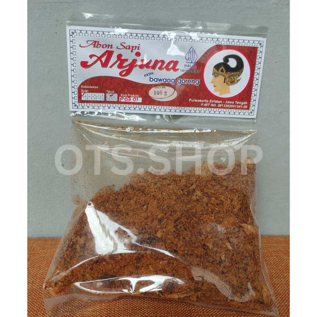 

ARJUNA ABON SAPI + BAWANG GORENG 100 GRAM (KEMASAN PLASTIK)