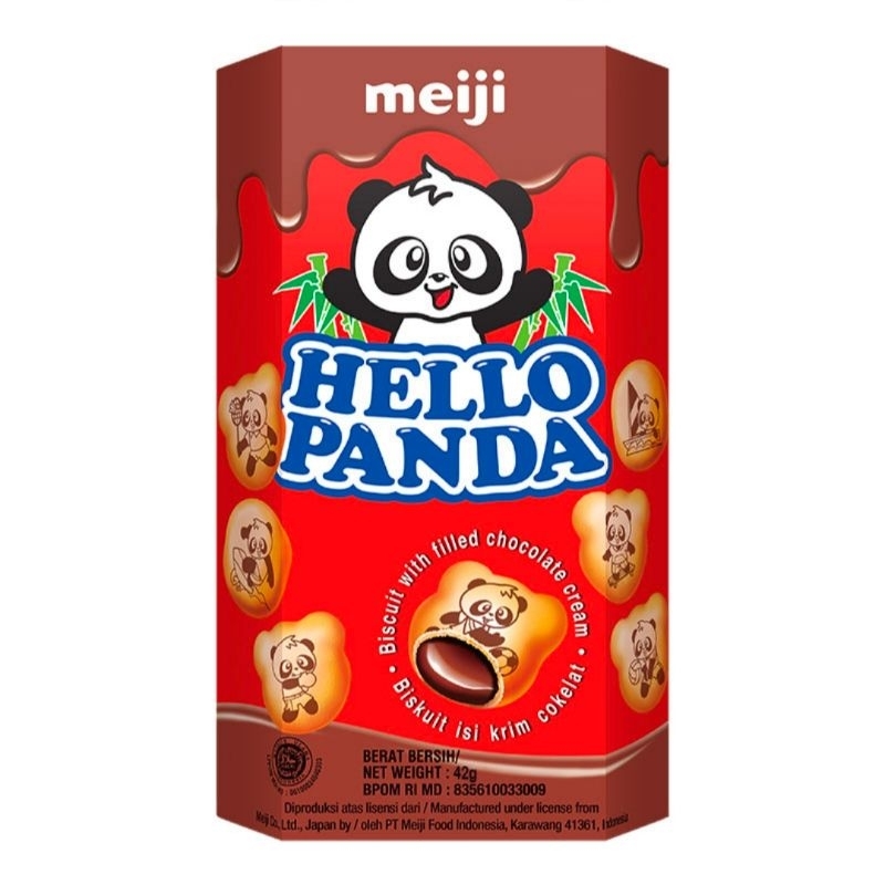 

meiji HELLO PANDA Biskuit Isi Krim Cokelat