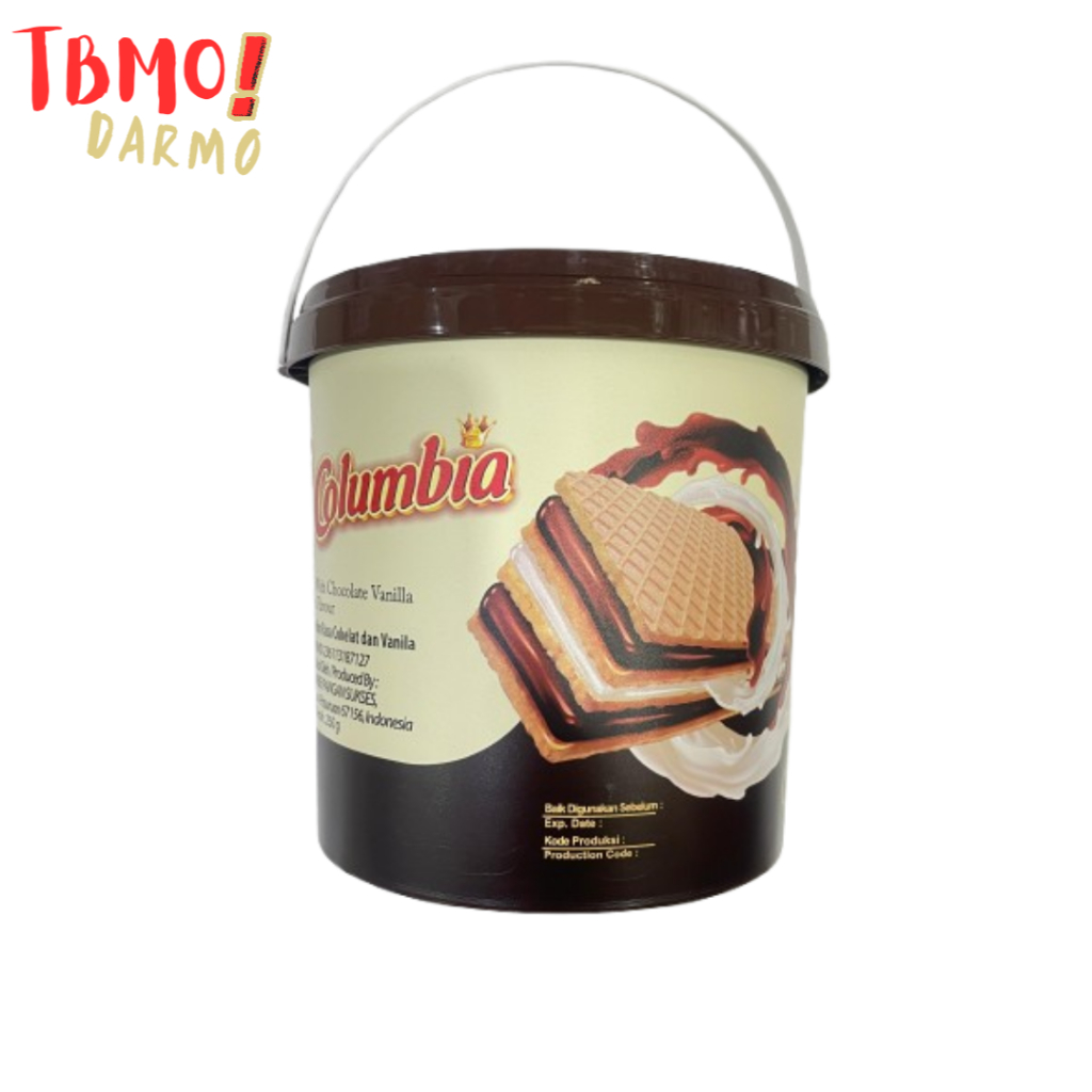 

TBMODARMO WAFER KRIM COLUMBIA COKLAT VANILLA 250GR