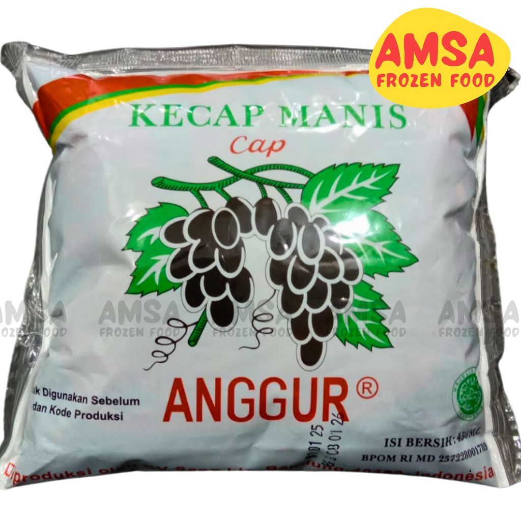 

Anggur Kecap Manis Refill 450 ml / CAP ANGGUR KECAP MANIS 450 ML