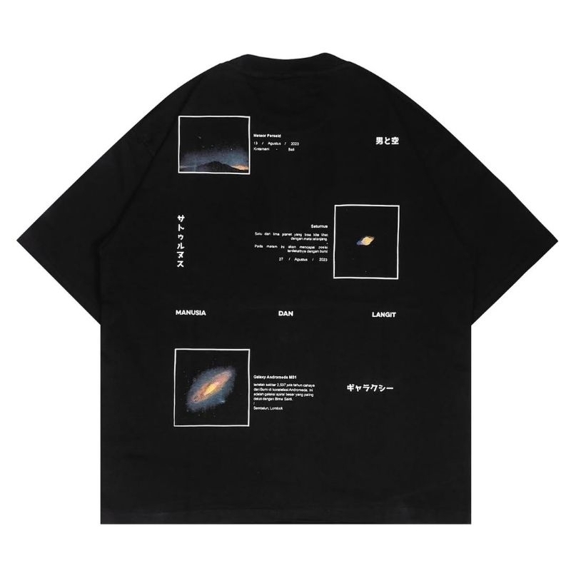 Gozeal X Manusia & Langit T-Shirt Kaos Pria Wanita