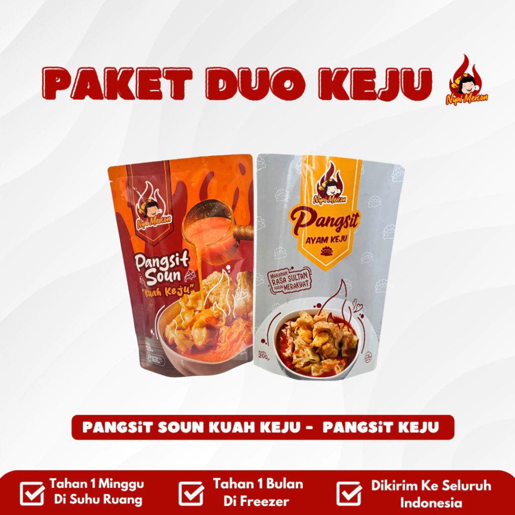 

Paket Pangsit Keju Soun Nyai Mercon