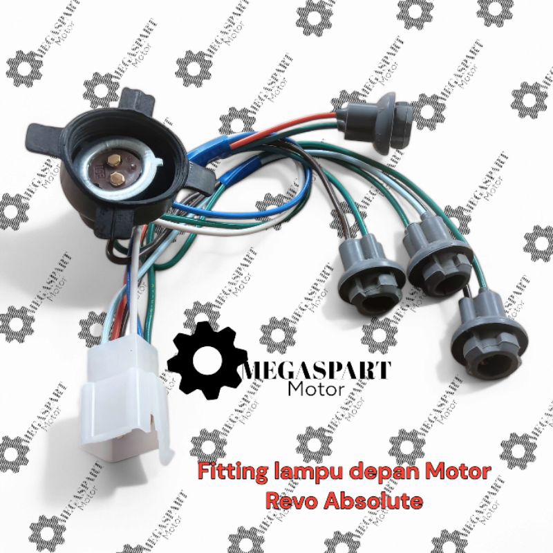 Fitting lampu depan Motor Revo Absolute