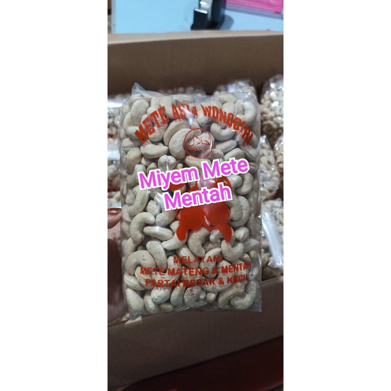 

MIYEM METE Kacang Mete / Kacang Mede Mentah 1 Kg
