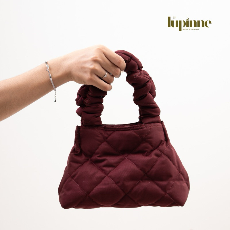 LUPINNE - ALULA BAG IN REDWINE (Tas 4 in 1 Wanita Puffy Bag)
