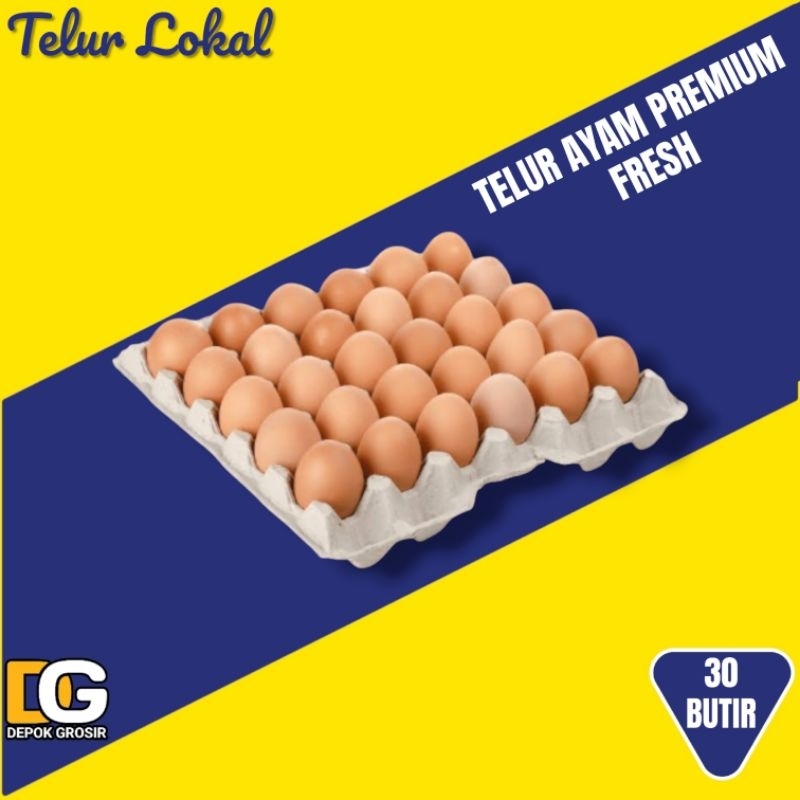 

Telur Ayam Negeri Premium 1 Tray isi 30 Butir