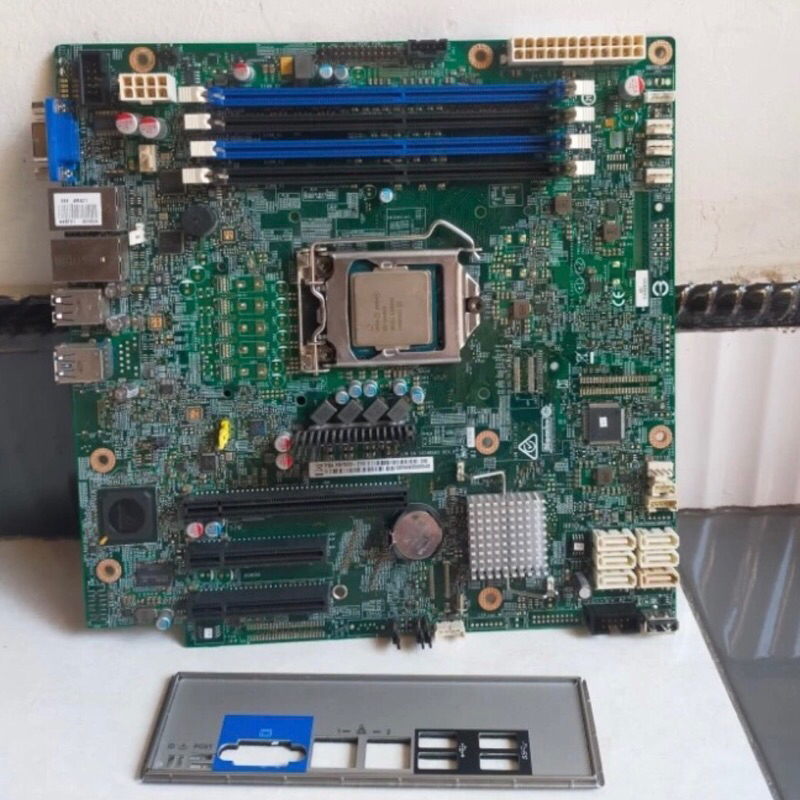 PAKET MOTHERBOARD INTEL S1200SPRS + INTEL XEON E3-1220V6 LGA 1151