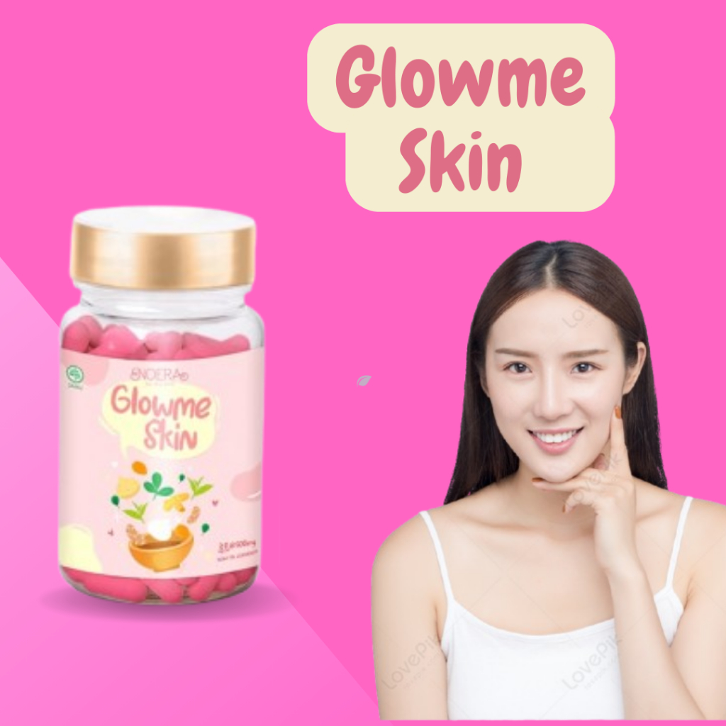 Noera Glow Me Skin Whitening Capsule BPOM Original Kapsul Pemutih Badan Mencerahkan Wajah