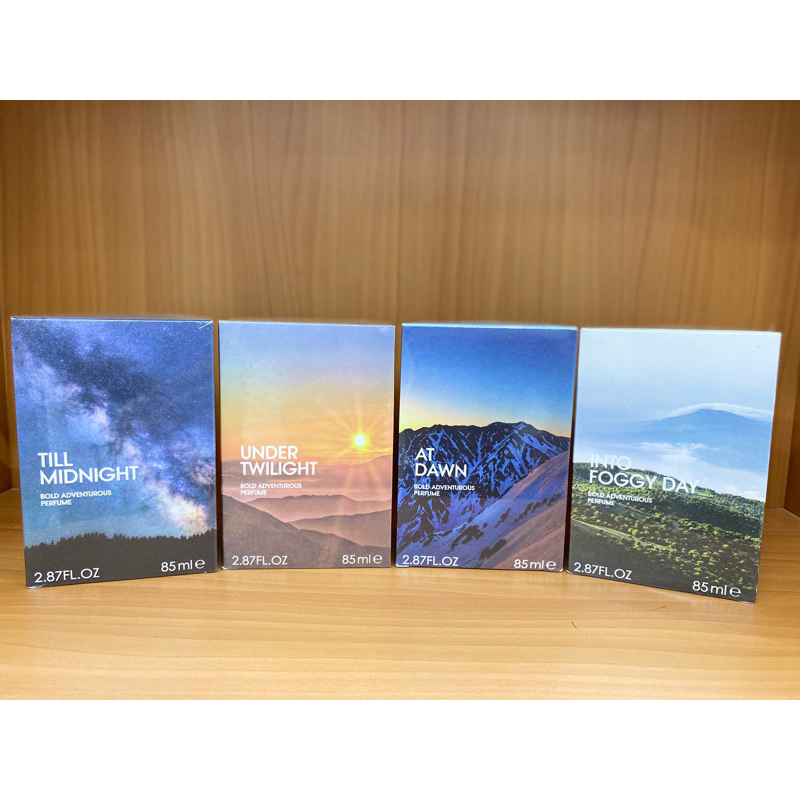 Miniso Men Bold Adventurous Perfume 85ml Into Foggy Day Till Midnight At Dawn Under Twilight/Miniso 